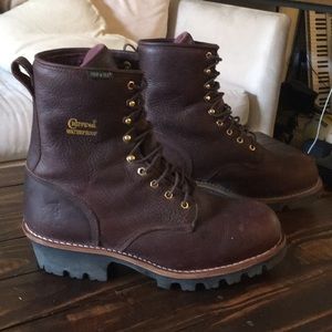 Chippewa steel-toe, waterproof boots